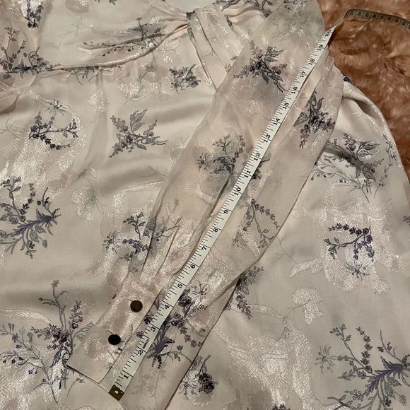Grey by Jason Wu - Winter Floral Silk Blouse - size 4 - Picture 12 of 15